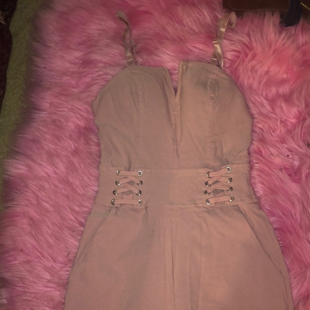 light pink jumpsuit style